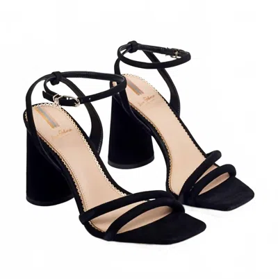 SAM EDELMAN WOMEN'S KIA BLOCK HEEL SANDALS IN BLACK