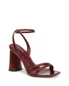 Sam Edelman Kia Strappy Sandal In Burgundy