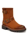 Sam Edelman Kinsley Motorcycle Boot In Amber Brown In Amber Brown