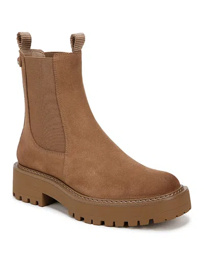 Sam Edelman Laguna Platform Chelsea Boot In Almond Taupe