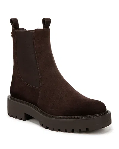 Sam Edelman Women's Laguna Lug-sole Chelsea Booties In Brown