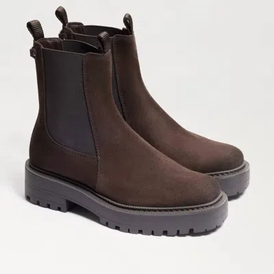Sam Edelman Women's Laguna Chelsea Boots In Dark Brownstone Suede