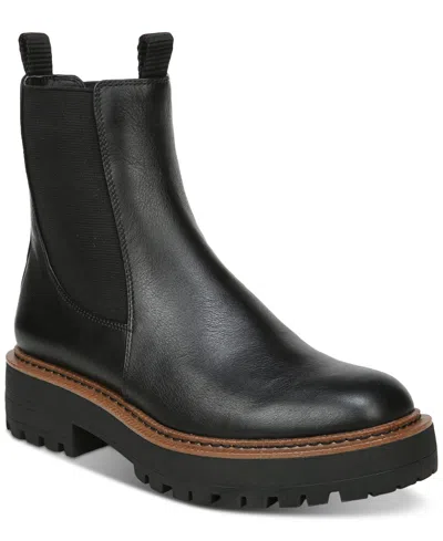 Sam Edelman Women's Laguna Lug-sole Chelsea Booties In Black