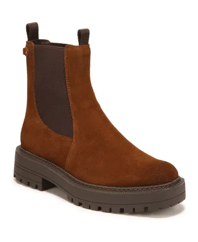 Sam Edelman Women's Laguna Lug-sole Chelsea Booties In Brown