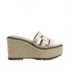 Sam Edelman Laine Platform Wedge Sandal In Neutral