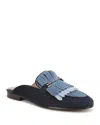 Sam Edelman Lainey Kiltie Bit Loafer Mule In Blue