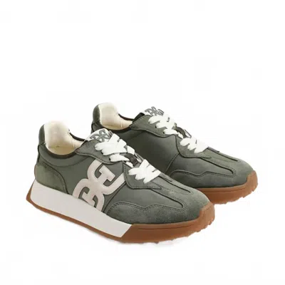 Sam Edelman Women's Langley Lace Up Sneakers In Olive In Green