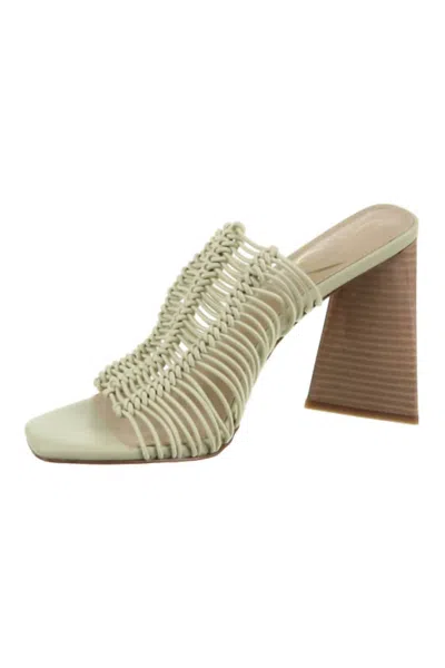Sam Edelman Women's Laurette Block Heel Mule In Pistachio Bungee Cord In Multi