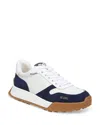 Sam Edelman Layla Sneaker Navy Suede Nylon In Navy Multi