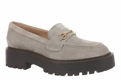 SAM EDELMAN WOMEN'S LEA PLATFORM LOAFER IN GREY