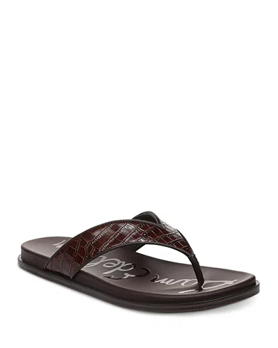 Sam Edelman Women's Lila Flip Flops In Brown