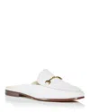 Sam Edelman 'linnie' Horsebit Leather Loafer Slides In White