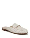 Sam Edelman Linnie Bit Mule White Natural Fabric In Multi