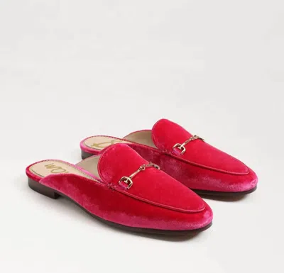 Sam Edelman Women's Linnie Loafer In Topaz Velvet In Red