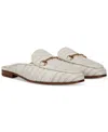 Sam Edelman Linnie Bit Mule White Natural Fabric In White Natural