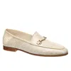 Sam Edelman Women's Loraine Bit Loafer In Eggshell Woven In Multi