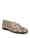 Sam Edelman Loraine Bit Loafer Roccia Grey Leather In Roccia