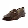 Sam Edelman Women's Loraine Loafers In Brown Snake Print Leather In Multi