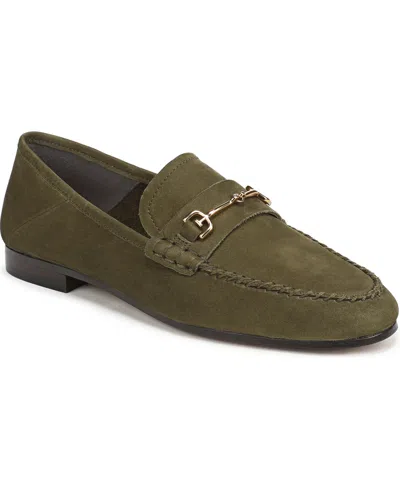 Sam Edelman Women's Loraine Soft Slip-on Loafers In Olive Branch Suede
