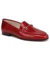Sam Edelman Lucca Bit Loafer Deep Red Scarlet Leather In Red