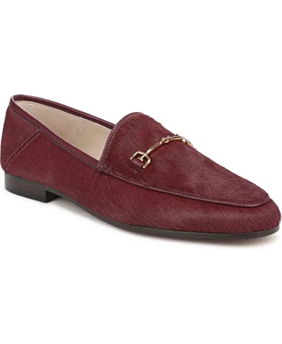 Sam Edelman Women's Loraine Tailored Loafers In Burgundy