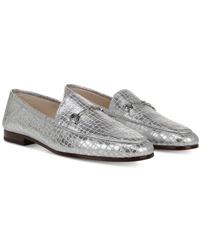 Sam Edelman Women's Loraine Tailored Loafers In Soft Silver