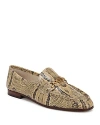 Sam Edelman Lucca Bit Loafer Golden Tan Python Leather In Golden Tan
