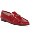 Sam Edelman Lucca Bit Loafer Deep Red Scarlet Leather In Deep Scarlett