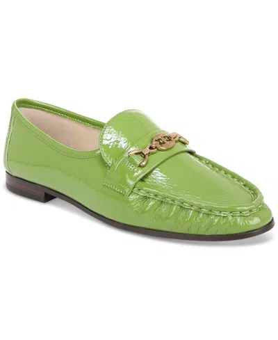 Sam Edelman Women's Lucca Moc-toe Loafer Flats In Green