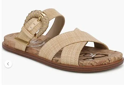 Sam Edelman Women's Lucy 2 Slide Sandal In Tan Weave In Multi