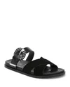 Sam Edelman Lucy Buckle Strap Sandal In Black