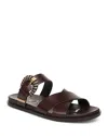 Sam Edelman Lucy Buckle Strap Sandal In Brown