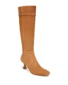 Sam Edelman Sylvia Wide Calf Knee High Boot Frontier Brown Suede In Harvest Brown