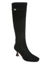 Sam Edelman Lyla Womens Suede Solid Knee-high Boots In Black