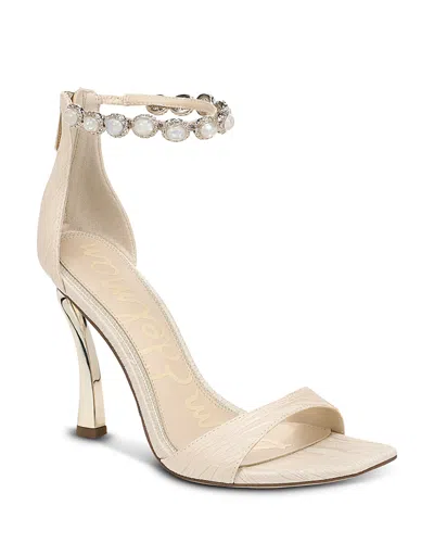 Sam Edelman Lyra Ankle Strap Sandal In Neutral