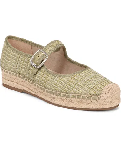 Sam Edelman Women's Mackie Mary Jane Espadrille Flats In Washed Sage Raffia