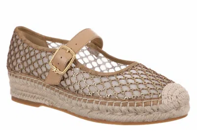 SAM EDELMAN WOMEN'S MACKIE MESHESPADRILLE MARYJANE IN GOLD