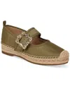 Sam Edelman Women's Maddy Mary Jane Espadrille Flats In Wild Moss