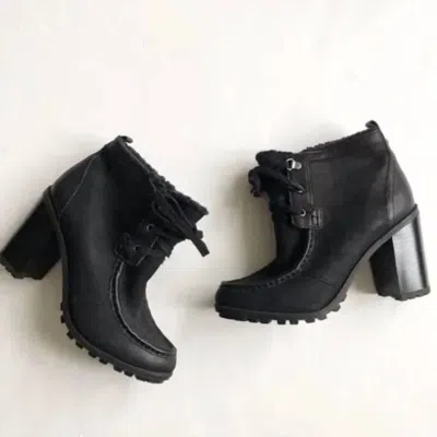 Sam Edelman Women's Madge Sherpa Lined Booties In Black