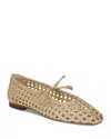Sam Edelman Marcie Woven Flats Amber Gold Weave In Neutral