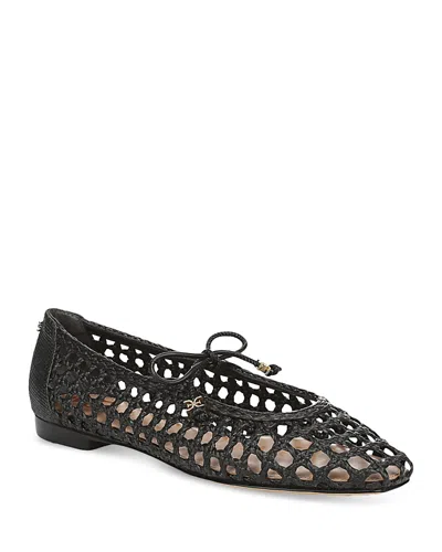 Sam Edelman Marcie Woven Mary Jane Flats Black