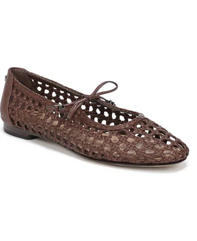 Sam Edelman Women's Marcie Mary Jane Flats In Terazzo Brown