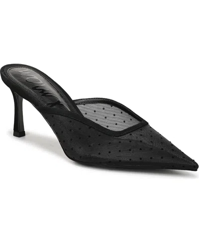 Sam Edelman Women's Margeaux Slip-on Mule Pumps In Black Mesh
