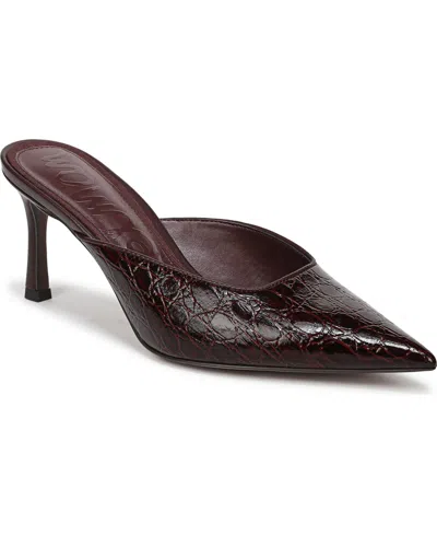 Sam Edelman Women's Margeaux Slip-on Mule Pumps In Burgundy