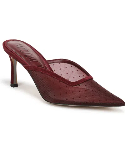 Sam Edelman Women's Margeaux Slip-on Mule Pumps In Burgundy