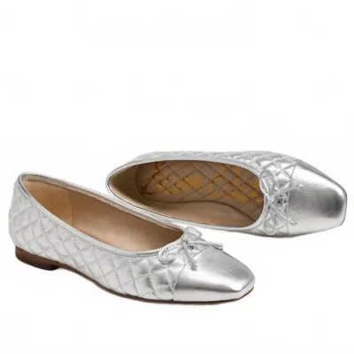 Sam Edelman Women Marilyn Ballet Flat In Silver