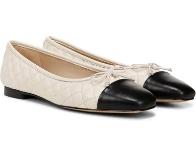 Sam Edelman Women's Marilyn Ballet Flats Shoes In Black/cream