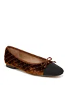 Sam Edelman Marilyn Cap Toe Ballet Flat In Spiced Camel