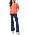 SAM EDELMAN WOMEN'S MARLIE PLEATED SHORT-SLEEVE BLOUSE