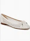 Sam Edelman May Ballet Flat Bright White In White